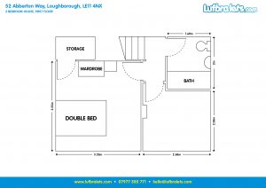 52 abberton way first floor student house loughborough