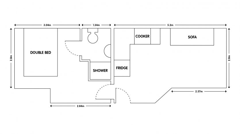 Apt 7 103 Forest Rd - Studio apartment loughborough