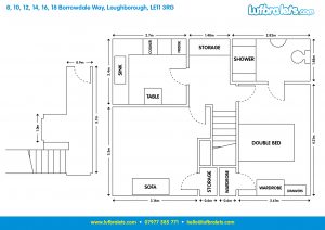 Borrowdale Way 1 bed student apartment in loughborough