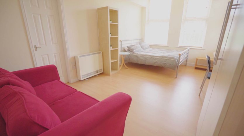 Loughborough student studio apartment